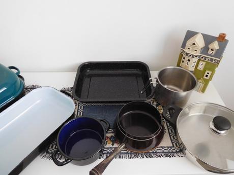 Samltované do kuchyne pekáče, hrnce, 