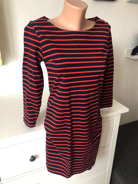 Štýlové pásikavé šaty joules vel 38, m