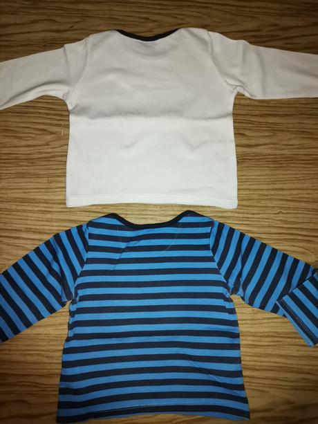 Chlapčenské tričká s dlhým rukávom 2ks, ladybird,86