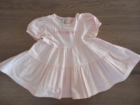 Šaty s krátkym rukávom veľ.12-18mes. zn.zara, zara,86
