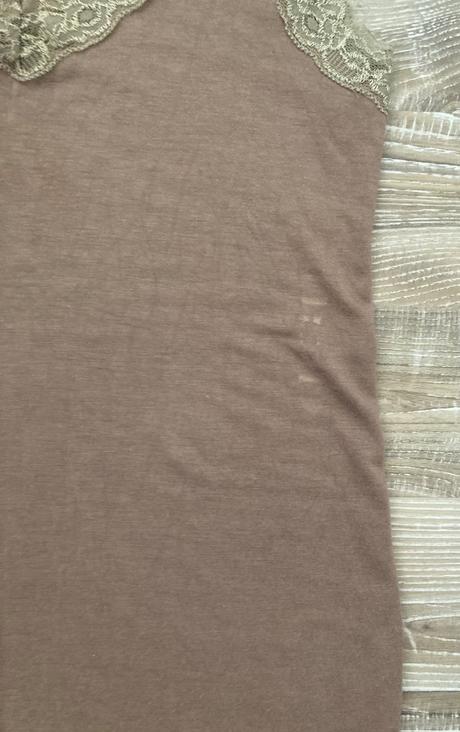 Elasticke letné tričko/tielko ramienka čipkované, m