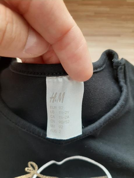 Tricko tunika na halloween, h&m,92