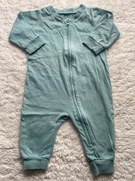 Zelenkaste pyzamka na zips h&m, h&m,62