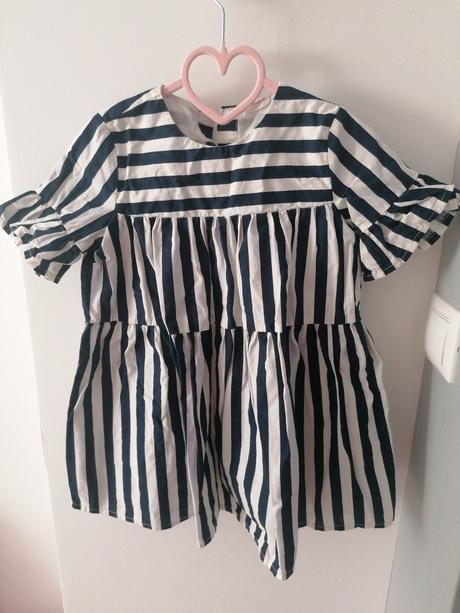 Námornícke šaty s krátkym rukávom, pompdelux,98