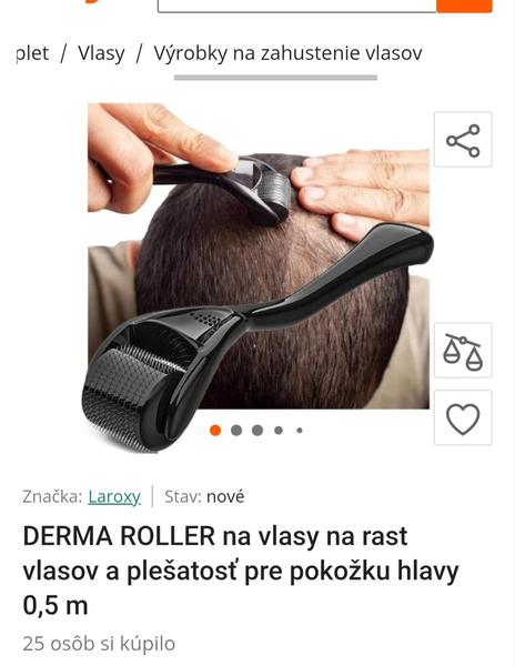 Derma roller na vlasy. Využitie pri padaní vlasov?
