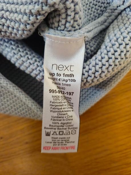 Štrikovaný svetrík s uškami next 56, next,56