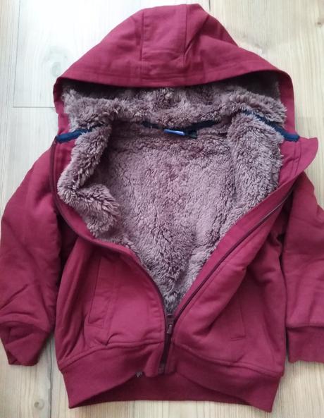 Podšitá mikina, lupilu,98