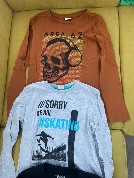 Tričká s dlhým rukávom 146/152, takko,146