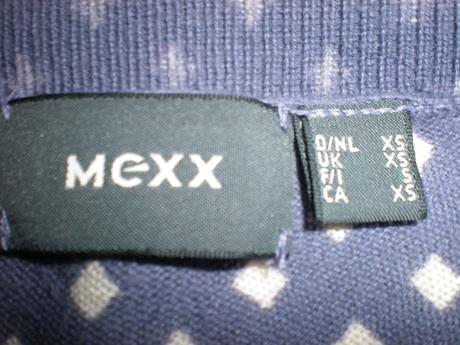 Fialkový svetrík, mexx,xs