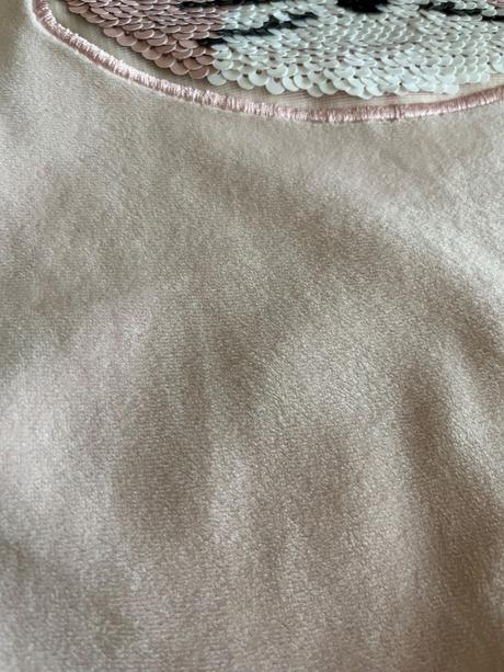 Teplá zamatová mikina s mačičkou premieňacou, kids,134