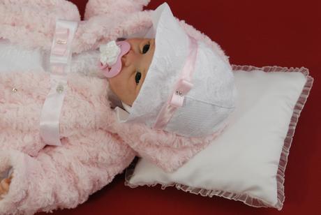 Súprava do krstu roxana s kabátikom, 56 - 86