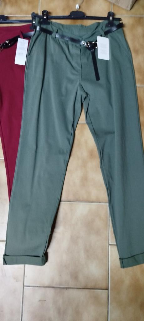 Dámske elastické nohavice, l - xxl