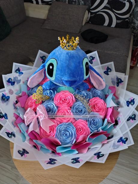 Veľká kytica lilo a stich, 