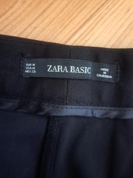 Nohavice zara s čipkou, zara,m