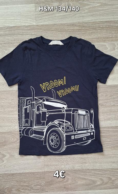 Tričká, tepláky, kraťase, 122–134