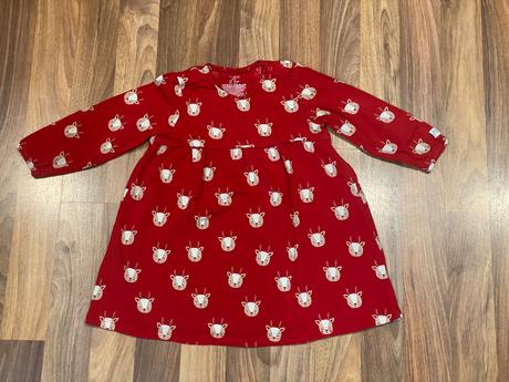 Šaty vianočne lindex, v. 86, lindex,86