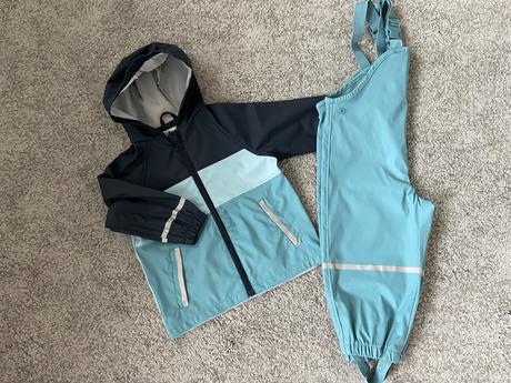 Komplet do dažďa 2x pogumovaný nezateplený 86/92, 92