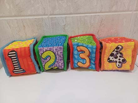 Textilné kocky pre najmenších,