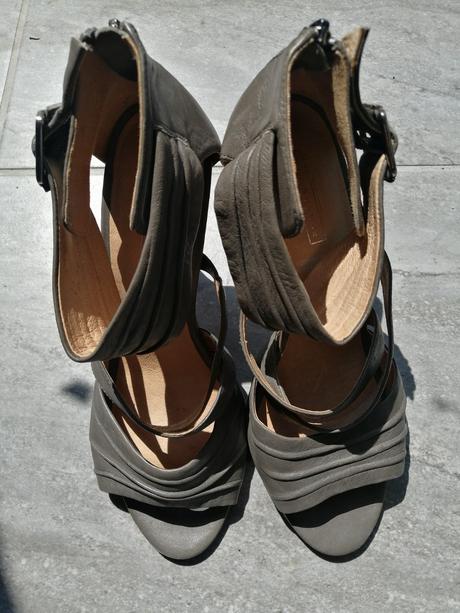 Celkož. sandále 5th avenue v38, vd24,5, 10cm opät, 38