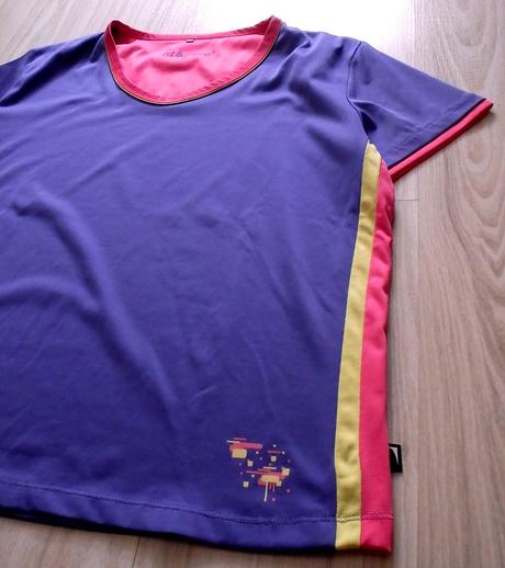 Športové fialové tričko "fit&more", v. xl/xxl, xl