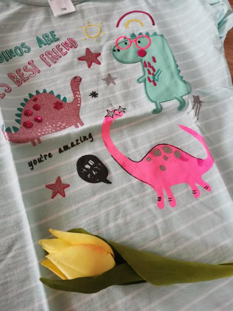 Dino tričko c&a bio cotton, c&a,116 / 128