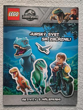 Lego kniha aktivít "jurský svet", 