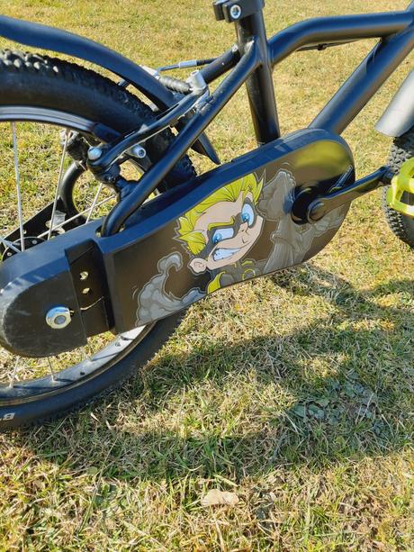 Detský bicykel 16" b-twin dark hero 500, 16