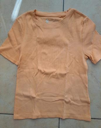 Vrúbkované tričko, s