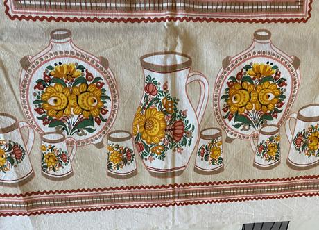 Ľanový obrus s potlačou 138x106cm, 