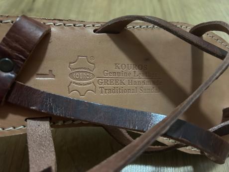 Grécke kožené sandále veľ. 41 top stav, 41
