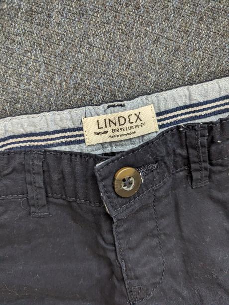 Lindex modré kraťasy 92, lindex,92