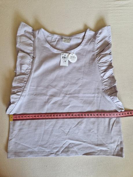 Tričko s volánovými rukávmi lindex, lindex,98