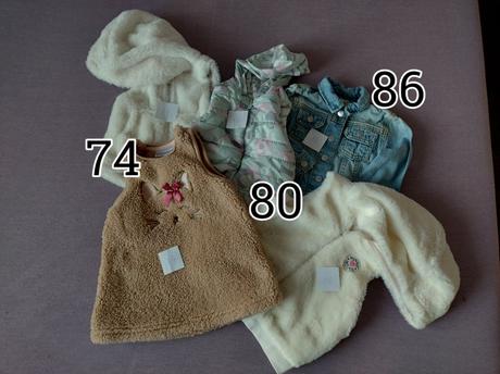 Predam detske/ dojcenske oblecenie, ciapky..., 68–80