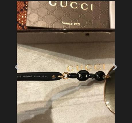 Original gucci okuliare s puzdrom, gucci