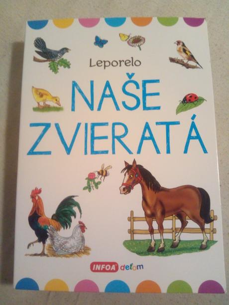 Naše zvieratá - ( kniha v podobe harmoniky ),