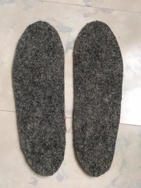 Teplé filcové vložky do top. 2 páry, 42