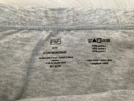 5 kusov slipov 116/122, f&f,122