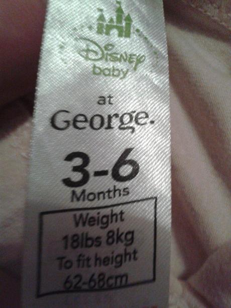 Legínky bambi vel 3-6m, disney,68