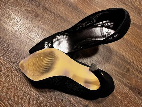 Spoločenské lodičky s čipkou, 36