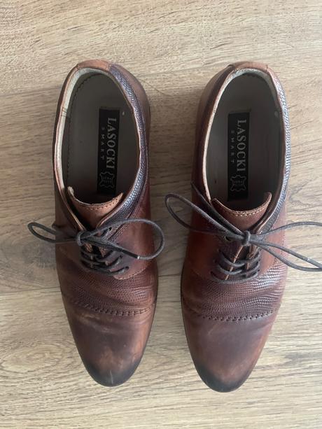 Kožené topánky, lasocki,39