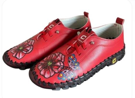 Comfortti dámske maľované topánky vel.40, 40