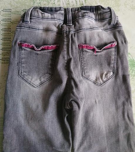 Dievčenské sivé rifle s podšitím, charles vogele, charles vögele,104