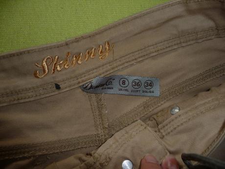 Béžové nohavice, xs