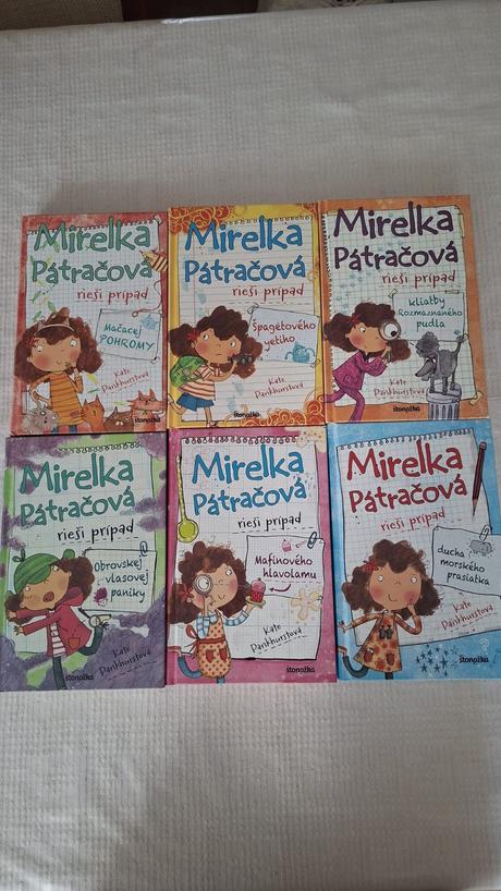 Celá séria kníh mirelka pátračová, 