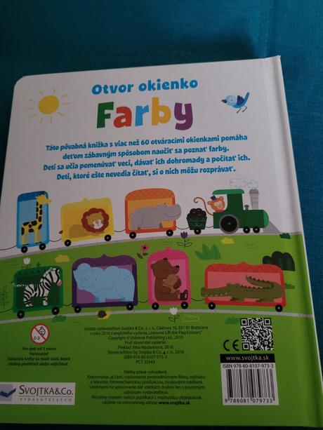 Okienkova knizka farby, 