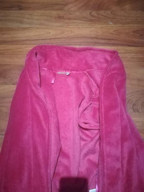 Teplučký sýto ružový župán už aj s poštou, m