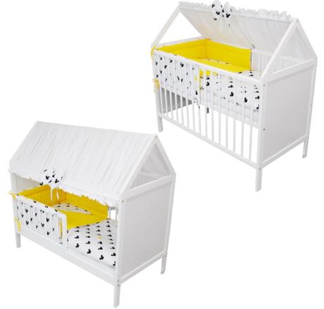 Detská postielka domček výpredaj, šírka (cm): 60,dĺžka (cm): 120