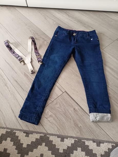 Rifle tmavo modre zateplené  110/116, dopodopo,110