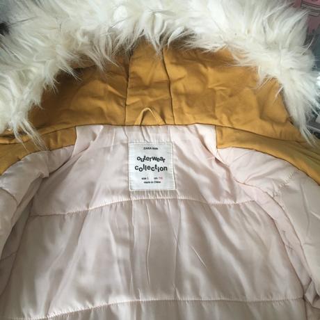 Dievčenský kabát, zara,110