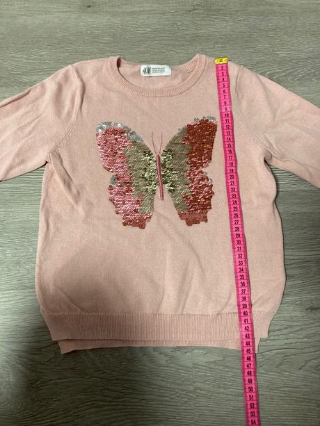 Pekný svetrík, h&m,122